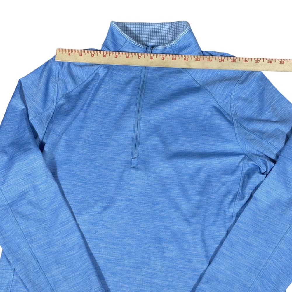 Vineyard Vines Sankaty Performance Quarter-Zip Pullover Mens Medium Blue Heather - Picture 5 of 10